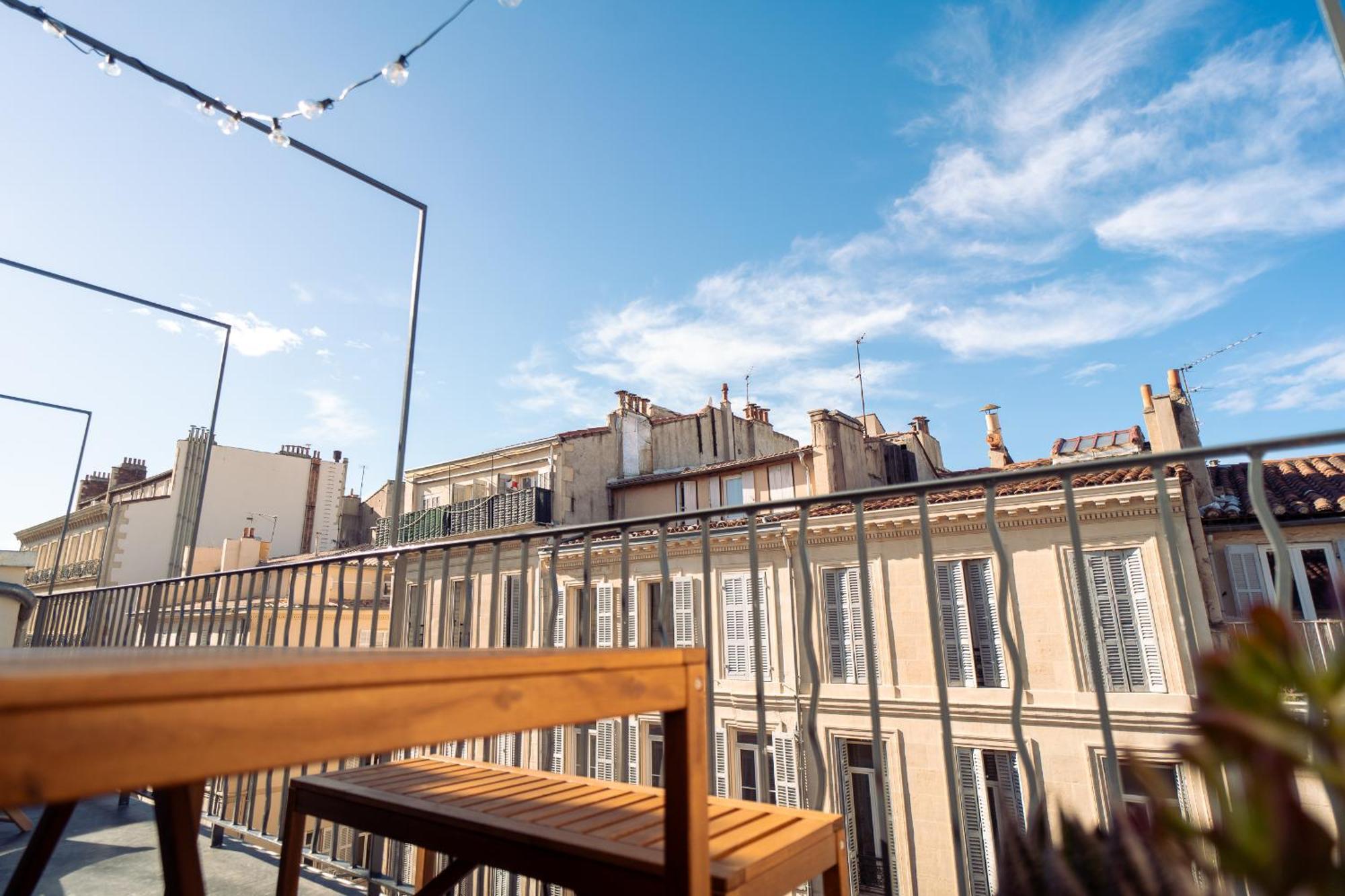 Terrasse - Hyper Centre - 2 Chambres - Parking Gratuit - Calme & Lumineux - Arrivee Autonome Marseille Eksteriør billede